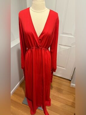 Red Maxi Wrap Dress (57)